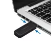 LogiLink AU0054 bloqueador de puerto USB-A con 1 llave y 4 bloqueos, versión de viaje, negro