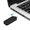 LogiLink AU0054 bloqueador de puerto USB-A con 1 llave y 4 bloqueos, versión de viaje, negro