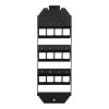 LOGILINK inserto para caja de suelo keystone para 3 x 4 módulos keystone, negro