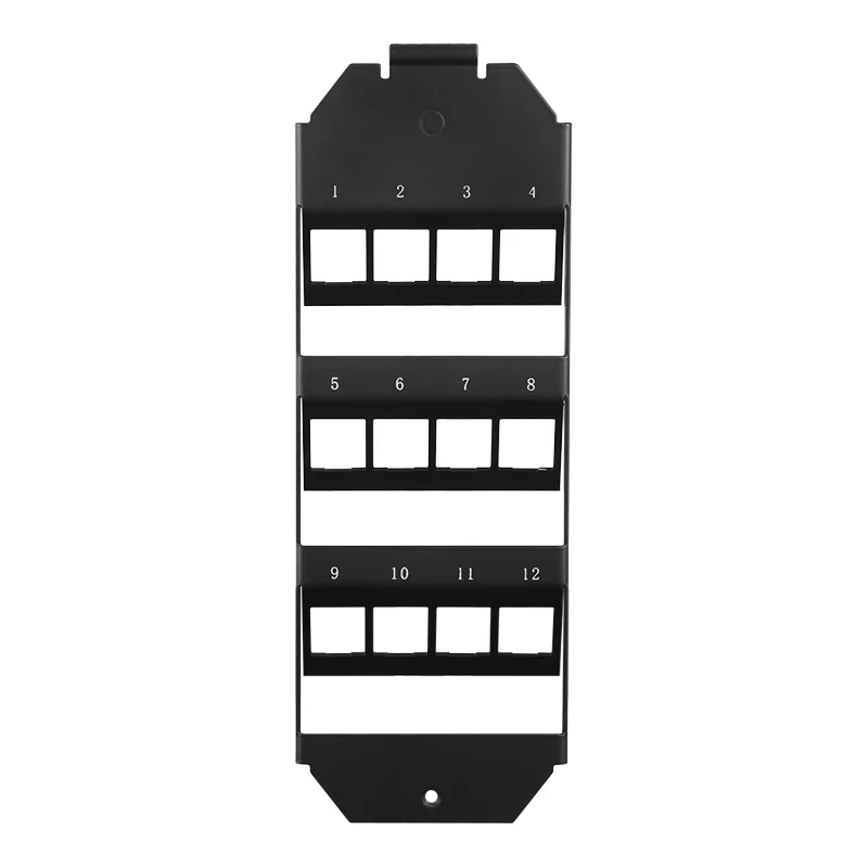 LOGILINK inserto para caja de suelo keystone para 3 x 4 módulos keystone, negro