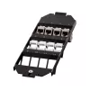LOGILINK inserto para caja de suelo keystone para 3 x 4 módulos keystone, negro