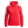 adidas Tiro 21 sudadera con capucha Team Power Red junior talla 116