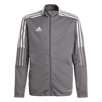 adidas Tiro 21 chaqueta de chándal niños Grey Four GM7311 talla 116 cm