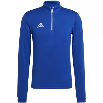 adidas Entrada 22 Camiseta de entrenamiento hombre Team Royal Blue/Blanco cremallera cuarto larga sudadera HG6286 L