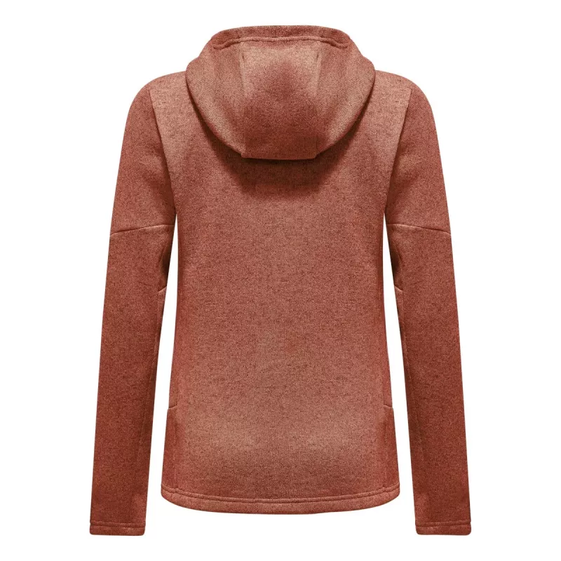 Salewa Puez Rocca PL Chaqueta con capucha mujer rojo etrusco talla S