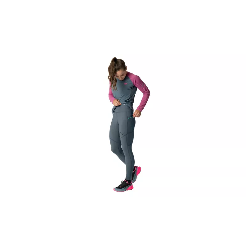 SALEWA Dynafit Ultra Tights leggings de trail running de mujer Cinder talla L