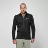 Salewa Puez Cammino Polarlite Forro polar con media cremallera para hombre - Black Out, Talla M