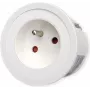 Bachmann PIX 1xUTE 2.0m AEH RAL9010 Toma de Enchufe Schuko Empotrable con Extremo Libre
