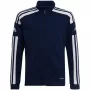 adidas Squadra 21 Sudadera de Entrenamiento con Cremallera Completa Azul Marino Joven 152cm