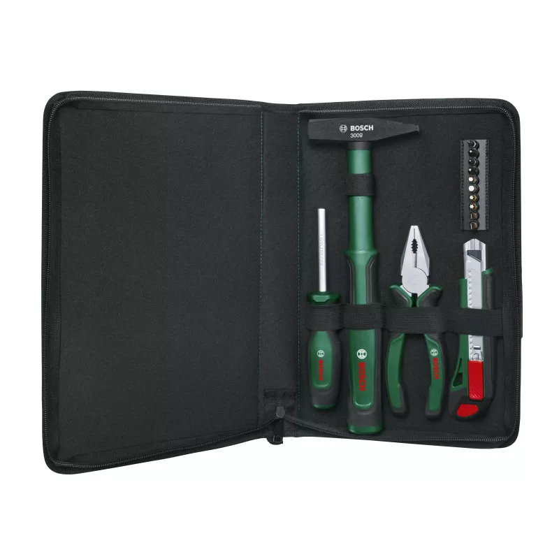 BOSCH Easy Starter set de herramientas manuales de 14 piezas con maletín