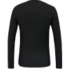 Salewa Cristallo Warm Camiseta térmica Alpine Merino Responsive para hombre - Black Out