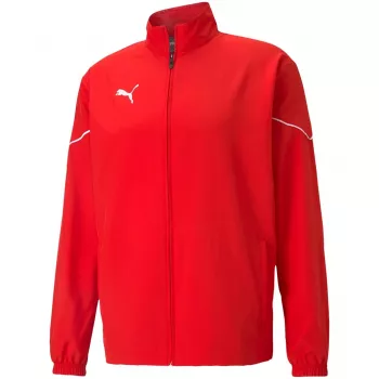 PUMA teamRISE Sideline chaqueta con cremallera completa hombre, rojo, talla S