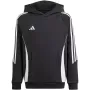 adidas Tiro 24 sudadera con capucha negra IJ5611 128cm
