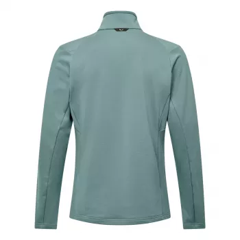 Salewa Puez Cammino Polarlite forro polar con media cremallera para hombre, Willow, S