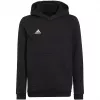 adidas Entrada 22 sudadera con capucha niños negra
