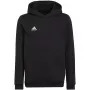 adidas Entrada 22 sudadera con capucha niños negra