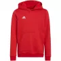 adidas Entrada 22 sudadera con capucha para niños roja 164 cm