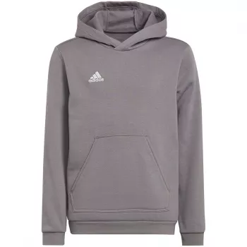 adidas Entrada 22 sudadera con capucha gris medio jaspeado niños 128 cm