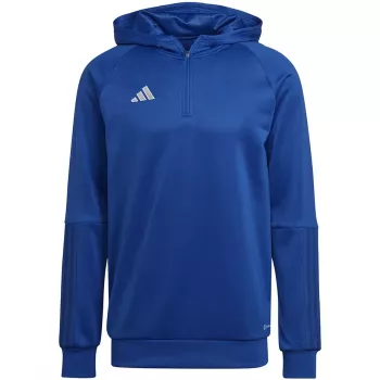 adidas Tiro 23 Competition Hoodie Hombre Team Navy Blue 2 / Blanco Slim Fit AEROREADY Sudadera de entrenamiento