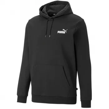 PUMA ESS+ 2 Col Small Logo Hoodie FL Negro