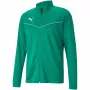 PUMA teamRISE Chaqueta de entrenamiento de poliéster Verde 657392 05 S - Chaqueta de fútbol para Hombre con cremallera completa