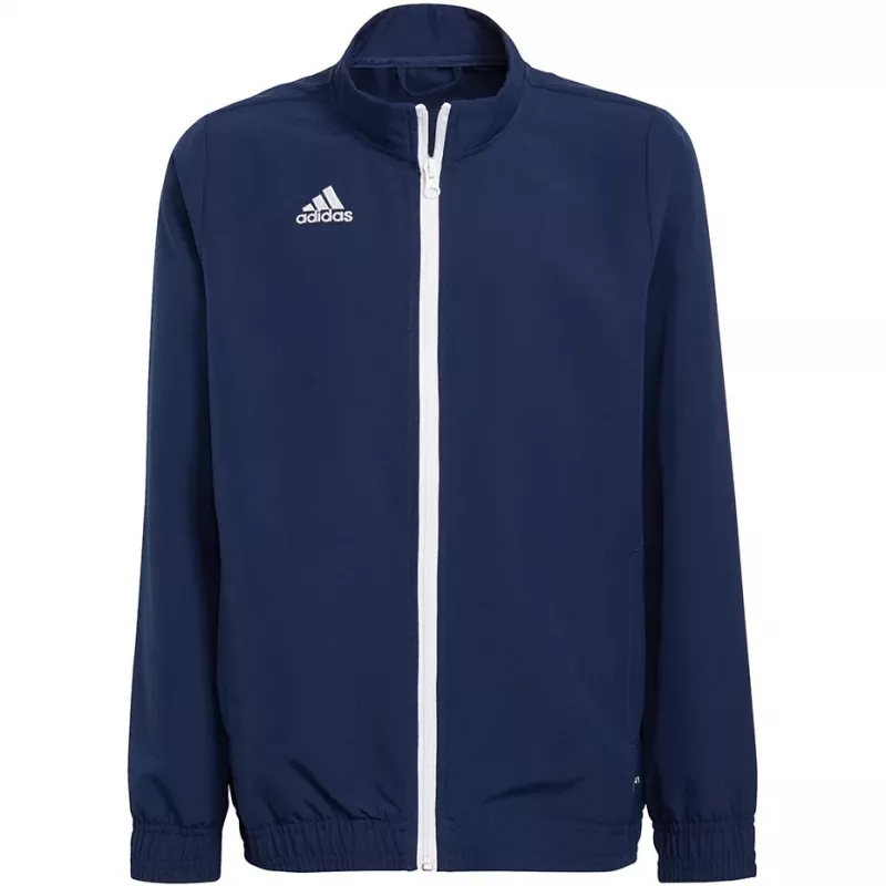 adidas Entrada 22 chaqueta de presentación azul marino juvenil 128cm