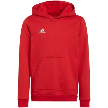 Adidas Entrada 22 sudadera con capucha niños roja H57566 128cm