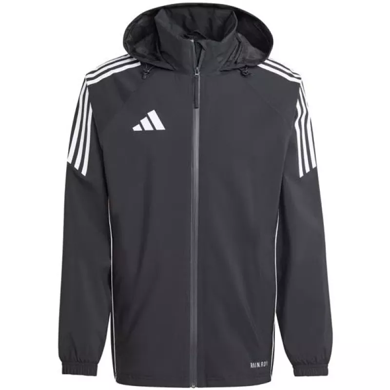 adidas Tiro 24 chaqueta impermeable hombre negra/blanca 2XL