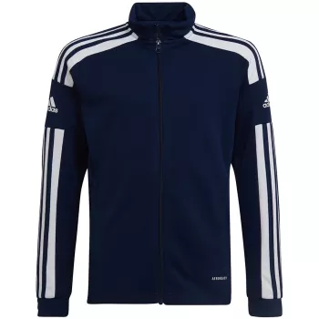 adidas Squadra 21 sudadera de entrenamiento con cremallera completa, azul marino, HC6276, juvenil 140cm