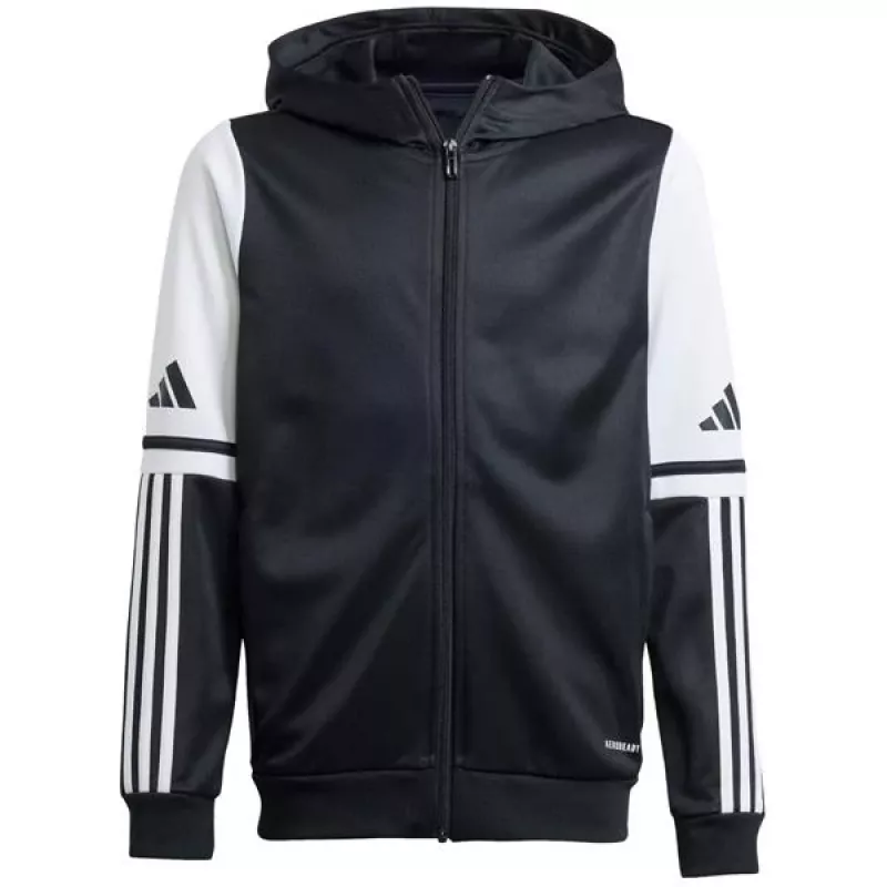 adidas Squadra 25 sudadera con capucha niños negra/blanca 140cm