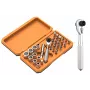Kabelmeister Set de carraca de 42 piezas, 30 puntas y 9 llaves de vaso