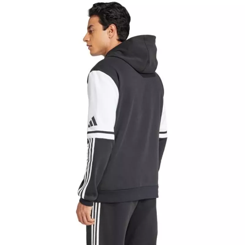 adidas Sudadera con capucha Squadra 25 hombre negro/blanco talla M