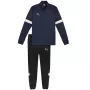 PUMA Chaqueta de entrenamiento Team Rise Full-Zip de hombre, Peacoat/Puma Black, Talla L