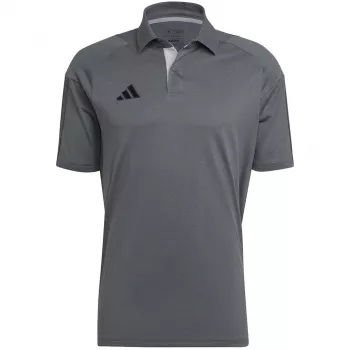 adidas Tiro 23 Competition Camiseta polo Gris Cuatro/Negro HU1344 S