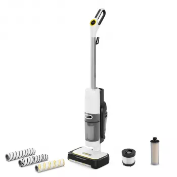 Kärcher SCV 4 Deluxe Select Limpiador a vapor con regulación de vapor de 2 niveles, depósito de 1,3 L, 2000 W, boquilla de suelo EasyFix, función de rellenado