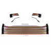 Kabelmeister Set de cables jumper de 40 pines, 3 cintas (macho-macho, hembra-hembra, macho-hembra), 20 cm, 24 AWG, colores del arcoíris, para Arduino, Raspberry Pi, breadboard