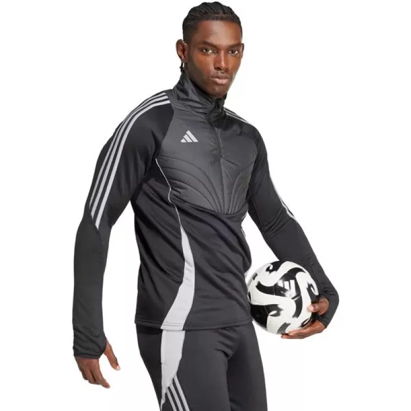 adidas sudadera Tiro 24 Winterized hombre gris/negro talla L