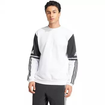 adidas Squadra 25 Sweat Crew sudadera hombre blanco/negro talla S