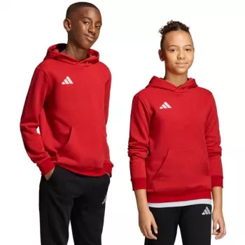 adidas Entrada 26 sudadera con capucha niños rojo 140cm