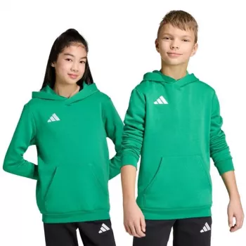 adidas Entrada 26 sudadera con capucha niños verde 140 cm