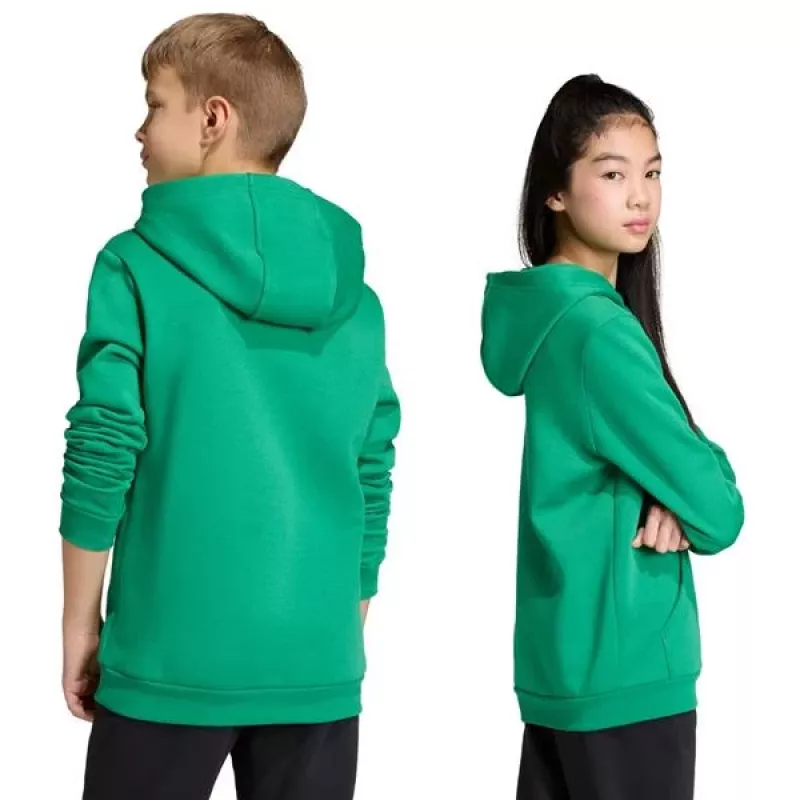 adidas Entrada 26 sudadera con capucha niños verde 140 cm