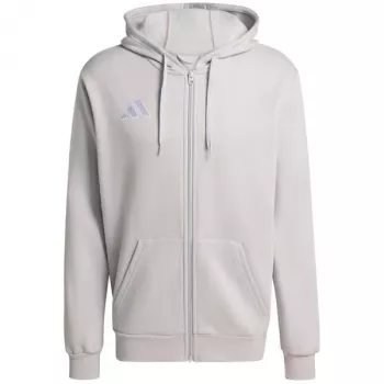 adidas Entrada 26 sudadera con capucha y cremallera completa hombre gris XL