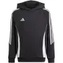 adidas Tiro 24 sudadera con capucha negra IJ5611 140cm