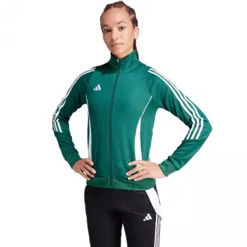 adidas Tiro 24 top de entrenamiento para mujer con media cremallera - Team Green - 2XL