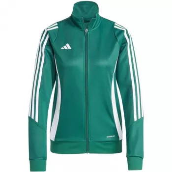 adidas Tiro 24 top de entrenamiento para mujer con media cremallera - Team Green - 2XL