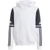 adidas Squadra 25 sudadera con capucha para niños blanco JD4807 140cm