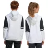 adidas Squadra 25 sudadera con capucha para niños blanco JD4807 140cm