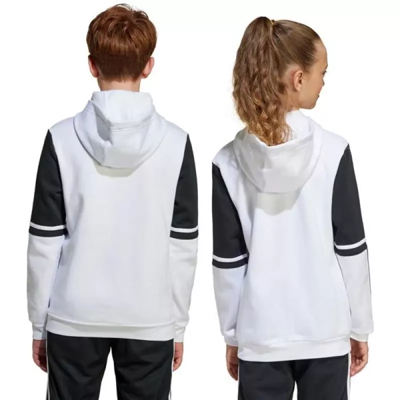 adidas Squadra 25 sudadera con capucha para niños blanco JD4807 140cm