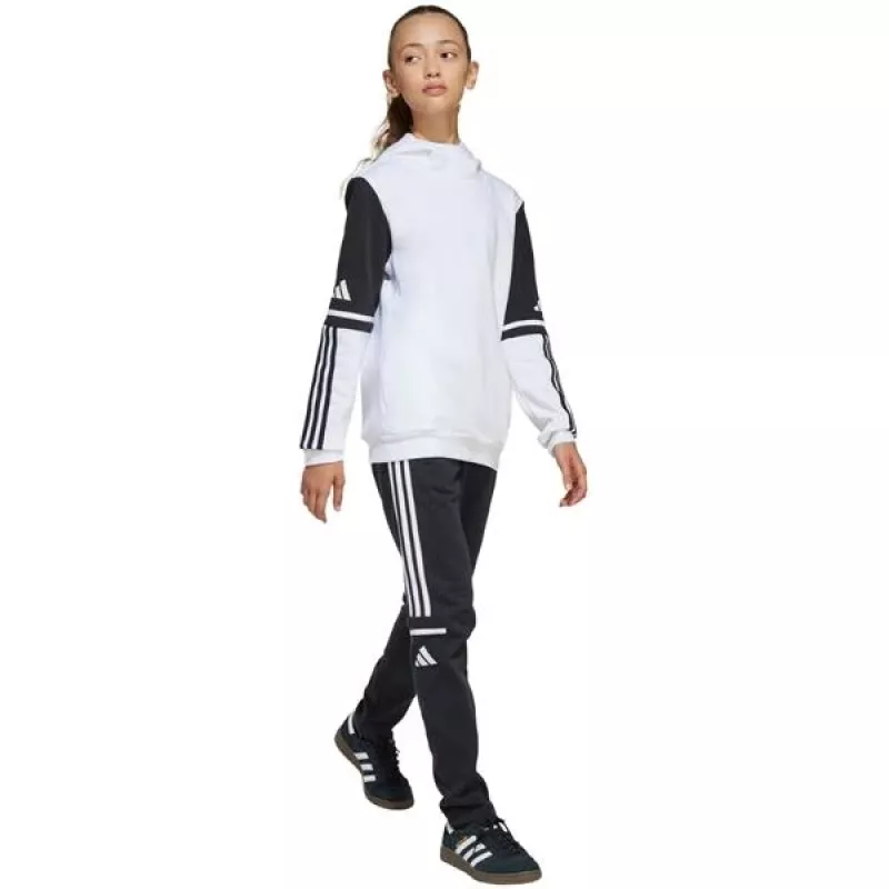 adidas Squadra 25 sudadera con capucha para niños blanco JD4807 140cm