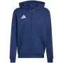 adidas Entrada 26 sudadera con capucha full zip niños Navy Blue 140 cm